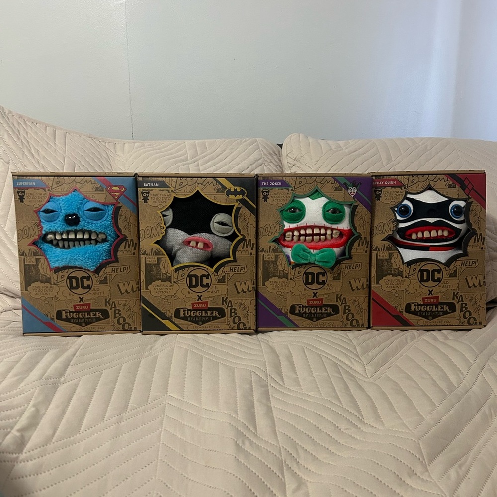 DC x Fuggler Plush Toy Set